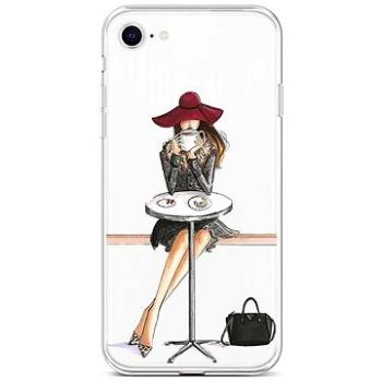 TopQ Kryt iPhone SE 2022 silikon Lady 6 74034 (Sun-74034)