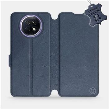 Flip pouzdro na mobil Xiaomi Redmi Note 9T 5G - Modré - kožené -   Blue Leather (5903516625734)