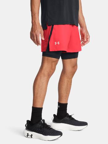 Under Armour UA Launch 5'' 2-IN-1 Kraťasy Červená