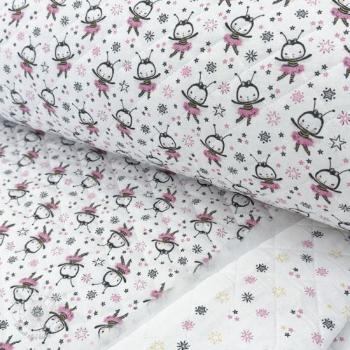 Bavlnená látka QUILTING Elisabetta rose