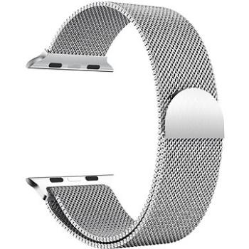 Eternico Elegance Milanese pre Apple Watch 42mm / 44mm / 45mm striebroný (AET-AWMMS25S-42)