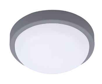 Solight Šedé LED stropní/nástěnné svítidlo 20W IP54 WO750-G