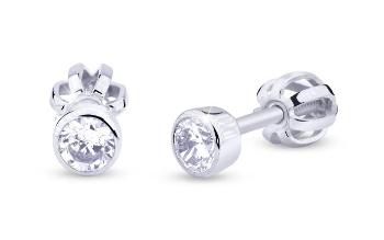 Cutie Diamonds Náušnice z bílého zlata s diamanty DZ3034-30-00-X-2