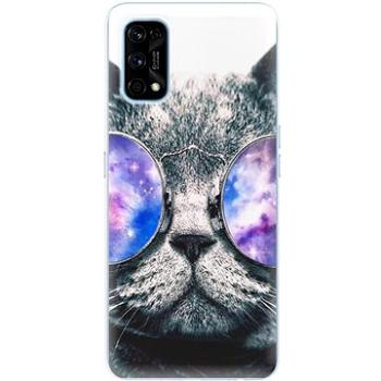 iSaprio Galaxy Cat pro Realme 7 Pro (galcat-TPU3-RLM7pD)