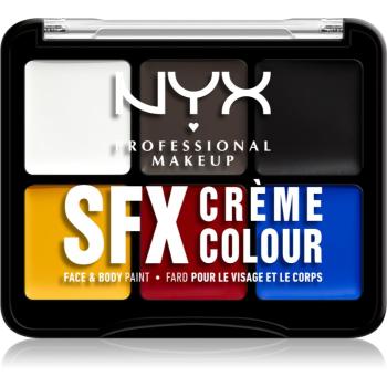 NYX Professional Makeup Halloween SFX Paints multifunkční paleta na tělo a obličej odstín 01 Primary 6 g