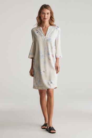 ŠATY GANT REL FLORAL PRINT CAFTAN PUTTY
