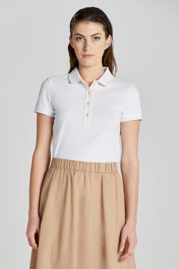 POLOKOŠILE GANT CONTRAST COLLAR SS PIQUE POLO WHITE