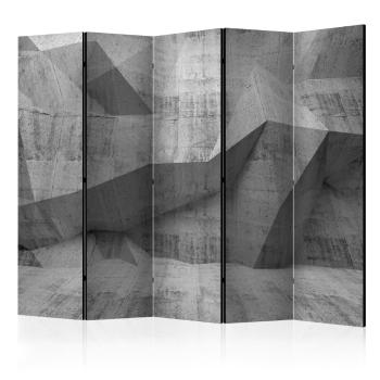 Paraván Concrete Geometry Dekorhome 225x172 cm (5-dílný)