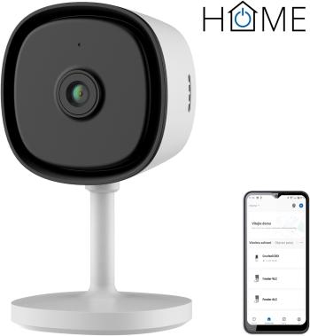 IP kamera iGET HOME Camera CS1 White - beltéri FullHD IP kamera hang- és mozgásérzékelővel és éjjellátással, i