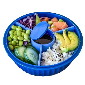 Obědový box POKE BOWL 1,06 l, tmavě modrá, plast, Yumbox