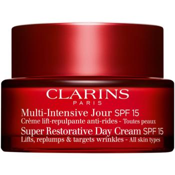 Clarins Super Restorative Day Cream SPF 15 denní krém pro všechny typy pleti SPF 15 50 ml