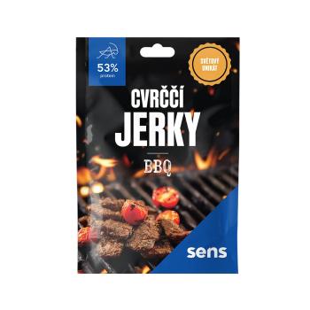 SENS Cvrččí Jerky 53% protein BBQ 25 g