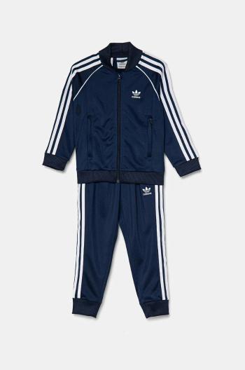 Dětská tepláková souprava adidas Originals SST TRACKSUIT tmavomodrá barva, IY4796