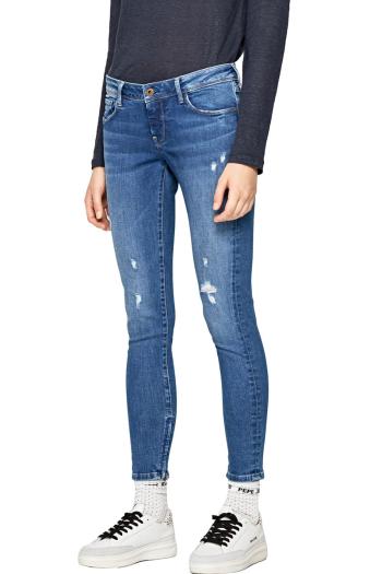 Pepe Jeans dámské modré džíny Cher - 28/28 (000)