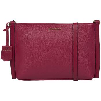 Dámská kožená crossbody kabelka Burkely Akay - růžová