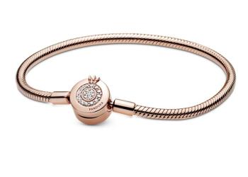 Pandora Luxusní náramek s korunkou Rose 589046C01 18 cm