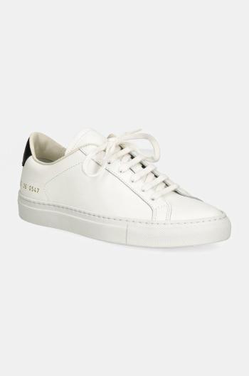 Kožené sneakers boty Common Projects Retro Classic bílá barva, 6165