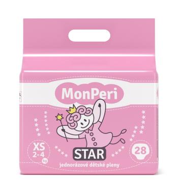 MonPeri Star XS 2-4 kg dětské pleny 28 ks