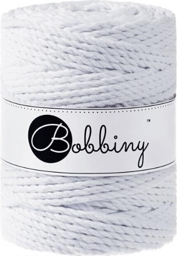 Bobbiny 3PLY Macrame Rope 5 mm 100 m White Šňůra