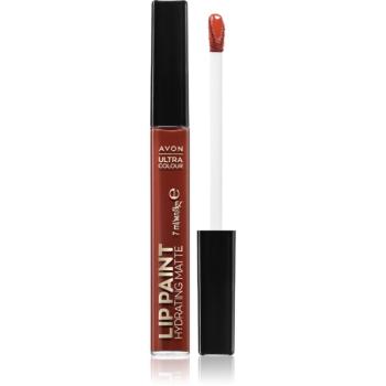 Avon Ultra Colour Paint saténová rtěnka s matným efektem odstín Bloody Mary 7 ml