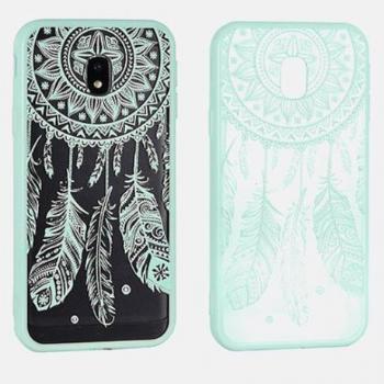 MG Lace Pattern 3 plastový kryt na Huawei P9 Lite 2017, modrý