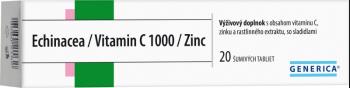 GENERICA Echinacea/Vitamin C 1000/Zinc 20 šumivých tablet