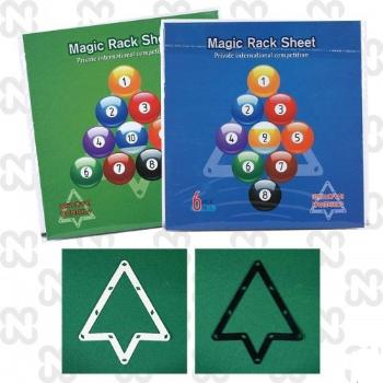 MAGIC BALL RACK SHEET golyóállító lapka 9-10-es játékhoz 