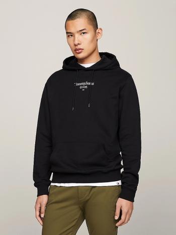 Tommy Jeans pánská černá mikina  - XXL (BDS)