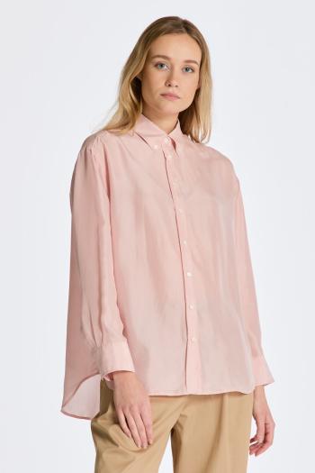 KOŠILE GANT RELAXED SILK SHIRT FADED PINK