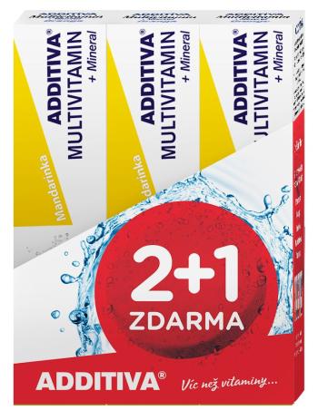 Additiva Multivitamin 2+1 mandarinka 3x20 šumivých tablet