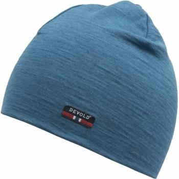 Devold Breeze Merino 150 Beanie Blue Melange 58 Čepice