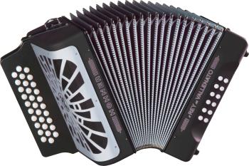 Hohner El Rey del Vallenato ADG Black Knoflíkový akordeon Black