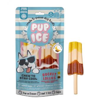 Chladící pochoutka Pup Ice zmrzlina pro psy banán, karob 2ks 90g