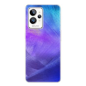 Odolné silikonové pouzdro iSaprio - Purple Feathers - Realme GT 2 Pro