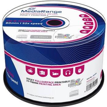 MEDIARANGE CD-R 700MB 52x spindl 50ks Inkjet Printable (MR208)