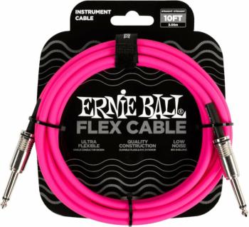 Ernie Ball Flex Instrument Cable Straight/Straight 3 m Rovný - Rovný Nástrojový kabel