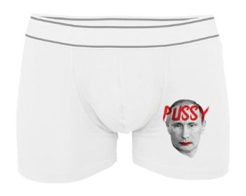 Pánské boxerky Contrast Pussy Putin