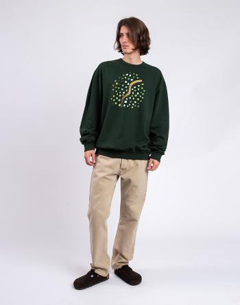 Forét Dioxide Sweatshirt DARK GREEN L