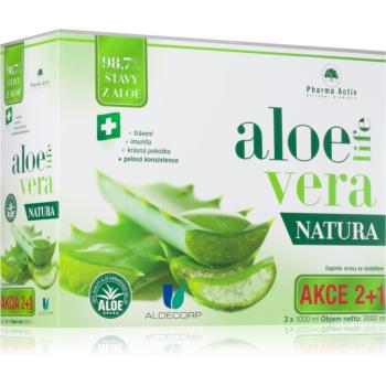 Pharma Activ AloeVeraLife NATURA 3x1000ml + LIPOZOMAL vit.C 15 sáčků šťáva pro podporu trávení