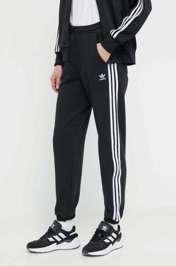 Bavlněné tepláky adidas Originals černá barva, s aplikací, IB7457