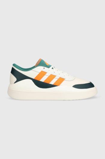 Kožené sneakers boty adidas OSADE bílá barva