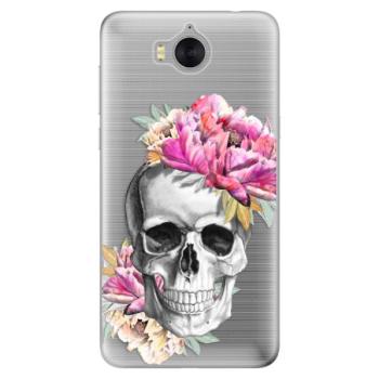 Odolné silikonové pouzdro iSaprio - Pretty Skull - Huawei Y5 2017 / Y6 2017