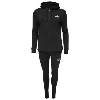 Puma METALLIC TRACSUIT FL Dámská tepláková souprava, černá, velikost