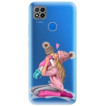 iSaprio Kissing Mom - Blond and Girl pro Xiaomi Redmi 9C (kmblogirl-TPU3-Rmi9C)