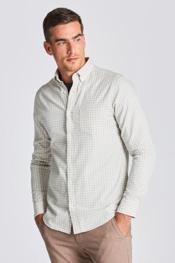 KOŠILE GANT D2. REG JASPE GINGHAM SHIRT CREAM