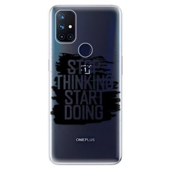 Odolné silikonové pouzdro iSaprio - Start Doing - black - OnePlus Nord N10 5G