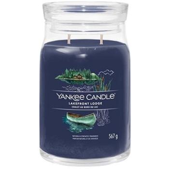 YANKEE CANDLE Signature sklo 2 knoty Lakefront Lodge 567 g (5038581128726)