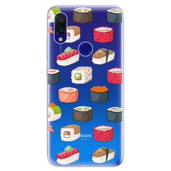 Odolné silikonové pouzdro iSaprio - Sushi Pattern - Xiaomi Redmi 7