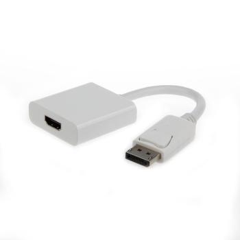 Kabel CABLEXPERT A-DPM-HDMIF-002-W red. Displayport na HDMI, M/F, bílá