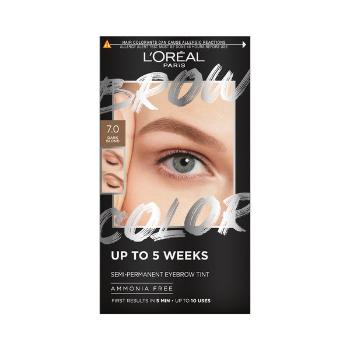 L´Oréal Paris Semi-permanentní barva na obočí Brow Color (Semi-Permanent Eyebrow Tint) 7.0 Dark Blond